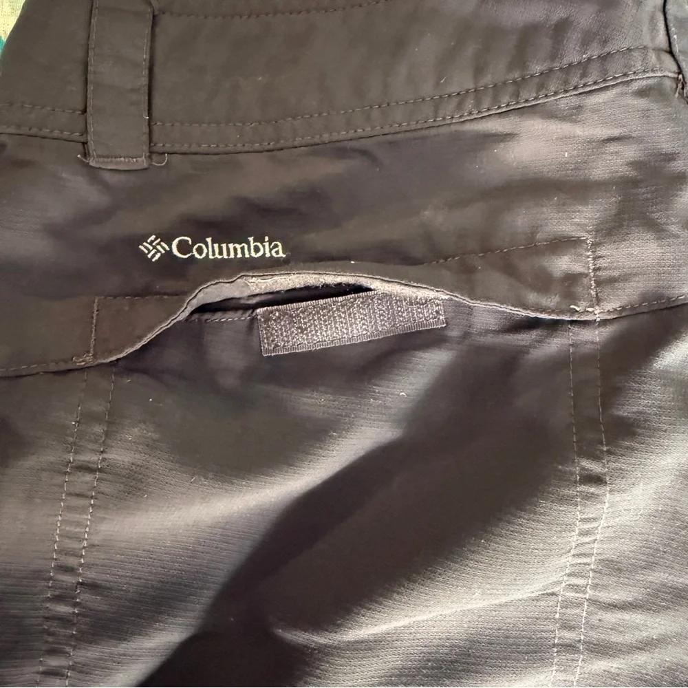 Columbia Gray Omni-Wick Performance Shorts Cargo Hiking Multi Pocket Activewear - Picture 3 of 11